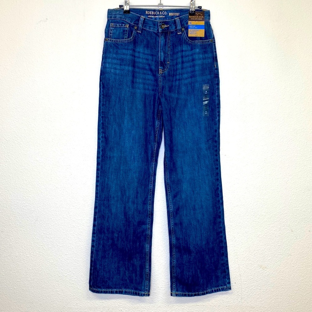 Roebuck & Co. Bootcut Boy's Jeans 16 NWT